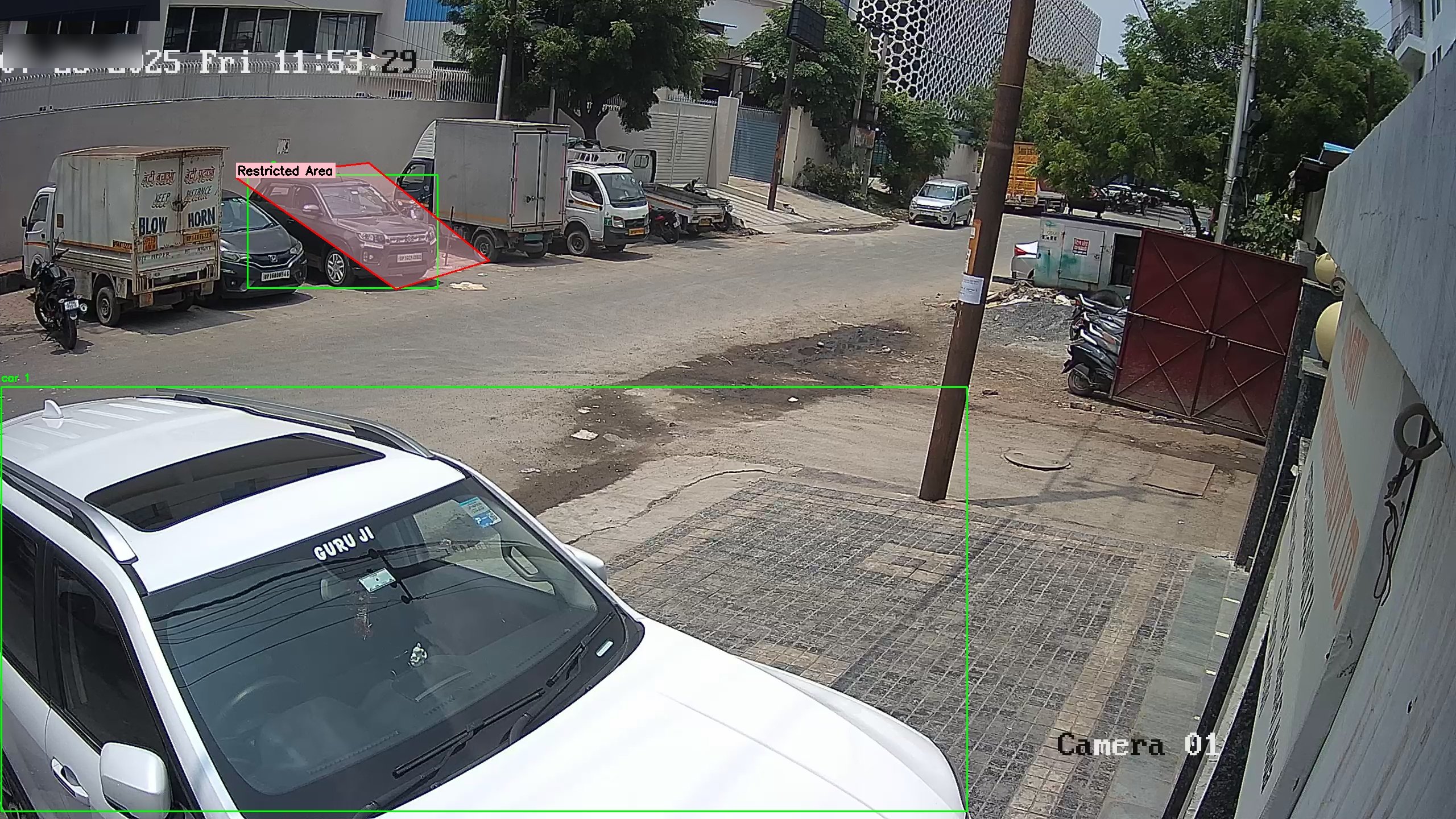 ANPR illegal-parking detection
